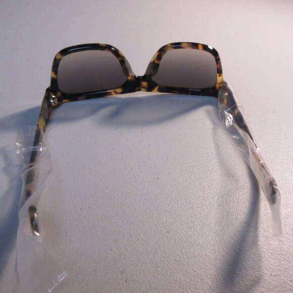 Carezz Narrow Vintage Tortoise Womens Sunglasses NEW